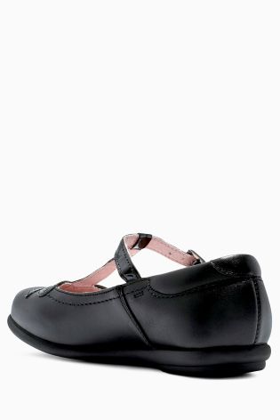 Black Patent T-Bar Shoes (Older Girls)